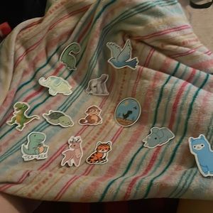 Sticker sitting around Themed Animals